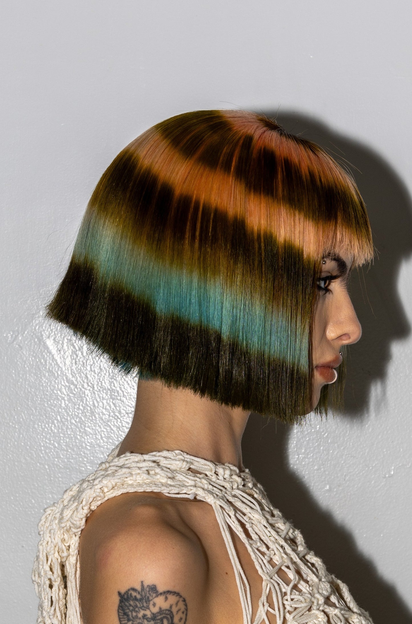 BLUNT BOB STRIPE 8”